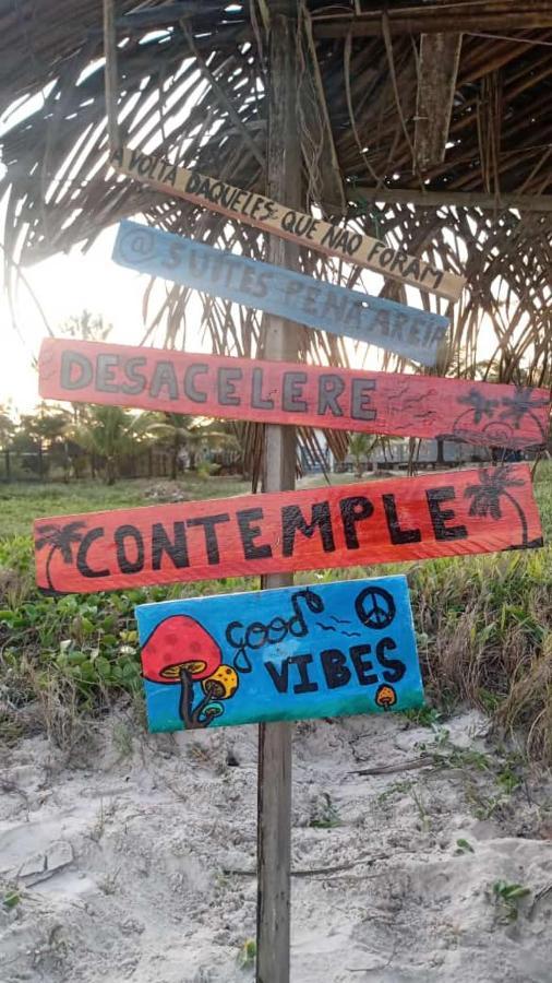 Suites Pé na Areia Guaibim Esterno foto